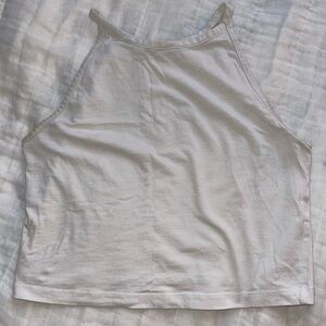 White halter tank